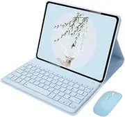 Jarttarn Keyboard Case Compatible with Lenovo Tab P11 Gen 2 11.5 inch Tablet 2023,Magnetic Cover with Keyboard & Bluetooth Mice (Blue with Mouse)
