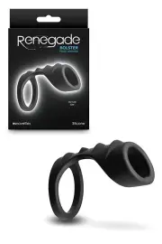 nsnovelties Renegade Bolster 3.7" Penis Harness with Cock Ring & Textured Sheath