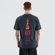 [Kiss Chacey] Meteor Box Fit Tee Pigment Vulcan