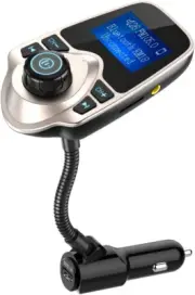 Bluetooth Car FM Transmitter Audio Adapter Receiver Wireless Handsfree Voltmeter