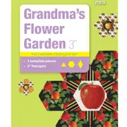 Quilting Patchwork Sewing Template 3'' Grandma's Flower Garden Hexagon