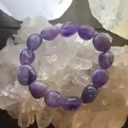 Amethyst Tumbled Crystal Bracelet