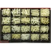 Champion CA2788 Nylon Bolt & Nut Assortment Kit, 565 Pcs