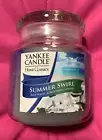 Yankee Summer Swirl Blue Waves & Blooming Jasmine Candle 13 oz Home Classics New