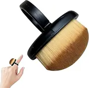 Nail Duster Brush,Finger Ring Cleaning Brush for Nail and Toenail | Portable Pedicure Supplies Makeup Tools for Indoor Outdoor Travel Salon