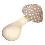 Mushroom Plush Pillow Body Pillow Mushroom Shaped Plush Stuffed Pillow-Grey
