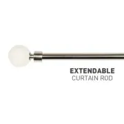 19/22mm Curtain Rod Extendable Pole Rail Finial Set Contains Brackets&Finials AU