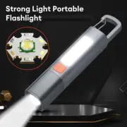 High Powerful 200LM LED Flashlight Super Bright Zoom Rechargeable Waterproof US