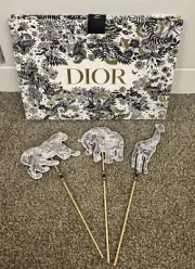 Dior GWP Animals to be Perfumed Strip Blotter Card Novelty Collectable