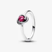 Pandora Pink Eternity Circle Ring 192993C10 Size 7 - 54
