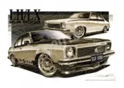 HOLDEN LX TORANA SLR5000 SEPIA TONE A1 STRETCHED CANVAS (HL21)