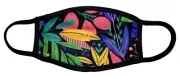 Neon Tropical Design Fashion Mask with PM2.5 Filter ~ Washable/Reusable