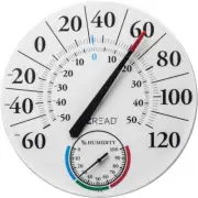EZRead Dial Thermometer Plastic White 12.5 in. (6-pack)