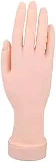 Baluue Realistic Nail Art Practice Fake Hand Manicure Training Hand Nail Art Practice Hand Model