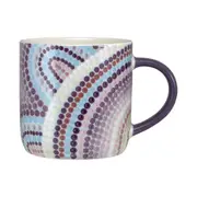 Maxwell & Williams 480 ml Lou Martin Artistic Porcelain Uplift Mug - Purple