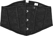 [generic] Short Gothic Corset Lace Bustiers Corsets Underbust Steel Bone Waist Trainer Corset Slimming Waist Belt Modeling Strap