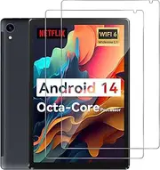 GOZOPO for URAO C107 10.1 inch Screen Protector, Alignment Frame, Bubble Free, Anti-Scratch, HD Clarity [2-Pack]
