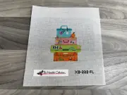 THE MEREDITH COLLECTION KEY WEST FLORIDA SUITCASE NEEDLEPOINT CANVAS