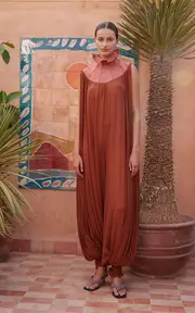 [ALÉMAIS] Artemis Silk Georgette Jumpsuit