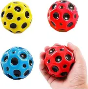 Pack of 3 Astro Jump Ball, Astro Jump Ball Original, Moon Ball, Jump Ball, Globe Jump Ball, Spaceballs, Moonball, Galaxy Ball, Jumpball, for Children's Gifts