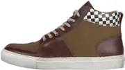 Helstons Grandprix Motorcycle Boots, green-brown, Size 45 for Men Green Brown