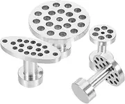 STOBAZA 4pcs Aluminum Alloy Paintless Dent Repair Puller Tabs with Precision Slide Hammer Attachment Lightweight Durable Auto Body Dent Removal Kit for Hail Damage Minor Collisions