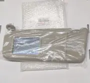 OEM Toyota Venza Driver Left Sun Visor Ivory 2009-2016 w/ Mirror 74320-73010-A0