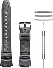 [WRISTARMOR] men's resin watch band Replacement for Casio AE-1100w SGW-300H AE-1000w AE-1200 W-218H waterproof sport Watch strap
