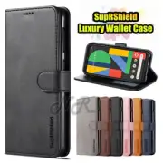 For Google Pixel 5 4A 3A 3 XL 6A 7A 8A 6 7 8 Pro Wallet Leather Case Flip Cover