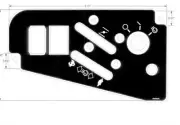Genuine Ariens Max Zoom Zero Turn Mower Decal, Control Panel Part# 07800222