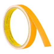 0.6 Inch x 9.8 Feet Glow in the Dark Tape, 1 Roll Tape, Orange Yellow