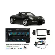 BP800PLAY + RC1.0 Stereo Upgrade for Porsche Boxster 2004-2009 987 Black Fascia