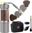 1Zpresso K-Ultra Manual Coffee Grinder Silver with Carrying Case, Assembly Consi