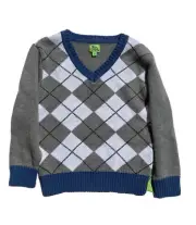 $59 NWT Sam & George Boys Spring Pullover 100% Cotton Argyle Sweater Sz 4