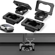 4Pcs Heavy Duty D-Rings for Tesla Cybertruck 2023-2025 90 Degrees Rotation & Flat-Folding Design Tie Down Anchors for Cybertruck Bed