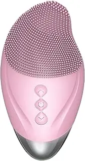 Silicone Face Scrubber - Brush Rechargeable Face Scrubber| Face Massager Brush Rechargeable| Facial Cleansing Brush| face scrubber| Soft Face Brush| Skin Cleanser for Anti-Aging Skincare