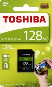 Toshiba 128GB N203 SDXC UHS - I card U1 class 10 SD card memory c 40577 JAPAN