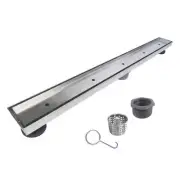 RELN Linear Shower Drain 28" Stainless Steel Plumbing Part w/ Tile Insert Cover