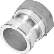 Stainless Steel Fitting Id Easy Installation Leak Pipe Connector for Hose Connections Cam Groove Hose Coupler Efficient Quick Connect Design