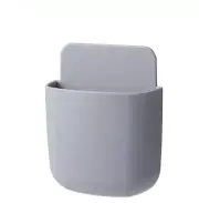 Wall Mounted Storage Box Mobile Phone Charging Holder Remote Control OrganizerPW