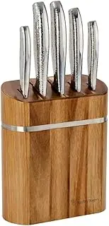Stanley Rogers Domed Oval Knife Block Set (6 Pieces)