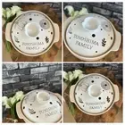Customizable earthen pot sizes 7, 8, 9, 10 with polka dot pattern, From Japan