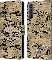 Head Case Designs Officially Licensed NFL Digital Camouflage New Orleans Saints Graphics Leather Book Wallet Case Cover Compatible with Samsung Galaxy A15