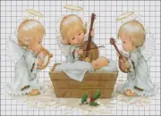 Needlework Crafts Full Embroidery Counted Cross Stitch Kits Christmas Angel