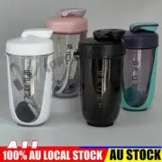Portable Sport Shaker Protein Powder Bottle Drink Gym Mixer blender Leakproof