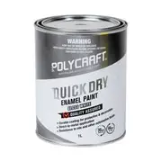 Polycraft Enamel Quick Dry White 1 Litre