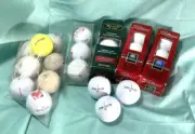 Golf Balls, Spalding, Titleist, Mix 15 New (with used ones thrown in)