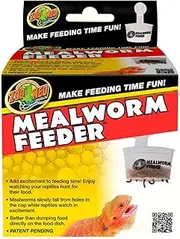 Zoo Med Hanging Mealworm Feeder 1.75" H X 3" D