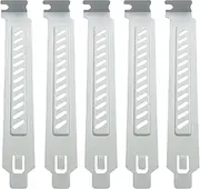 10PCS White PCI Slot Covers,Dust Filter Bracket Expansion Blanking Plate for Computer Cases