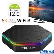 T95Z Plus 4+64GB Android 12.0 TV Box H618 Quad-core 6K UHD BT Media Player Q8J6